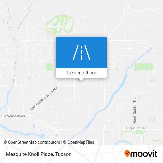 Mesquite Knoll Place map