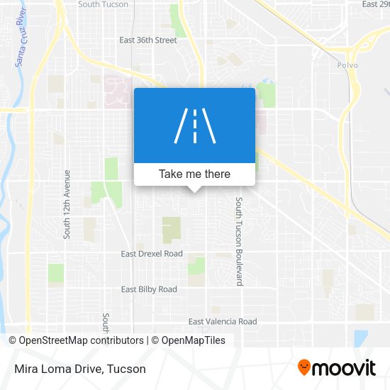 Mapa de Mira Loma Drive