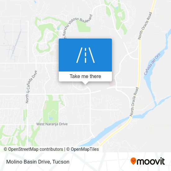 Mapa de Molino Basin Drive