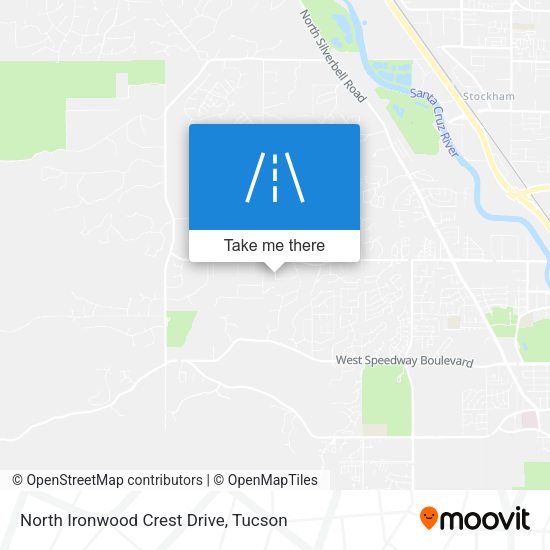 Mapa de North Ironwood Crest Drive
