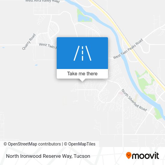 North Ironwood Reserve Way map