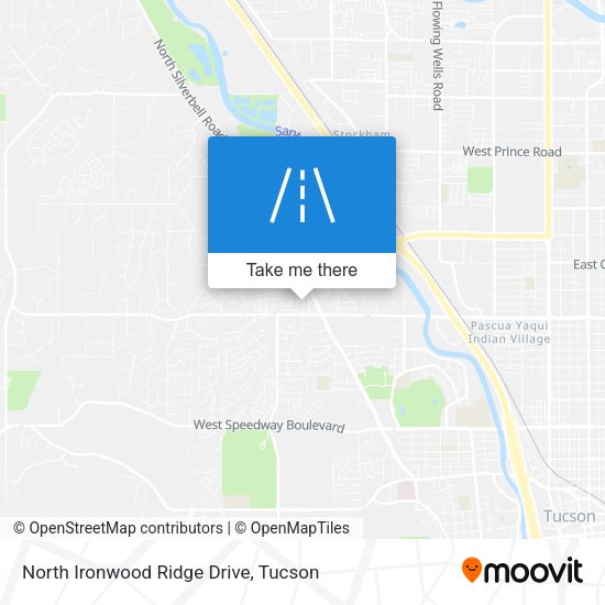 North Ironwood Ridge Drive map