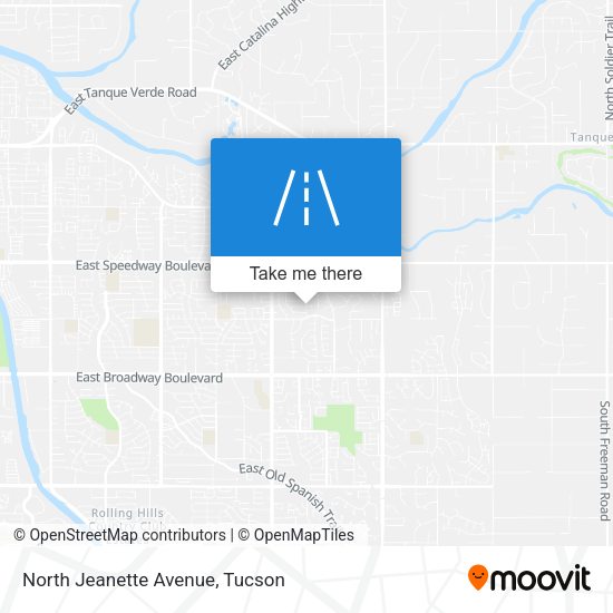 Mapa de North Jeanette Avenue