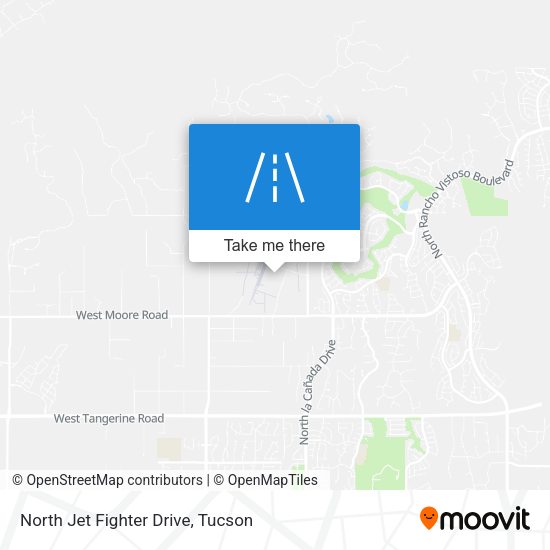 North Jet Fighter Drive map