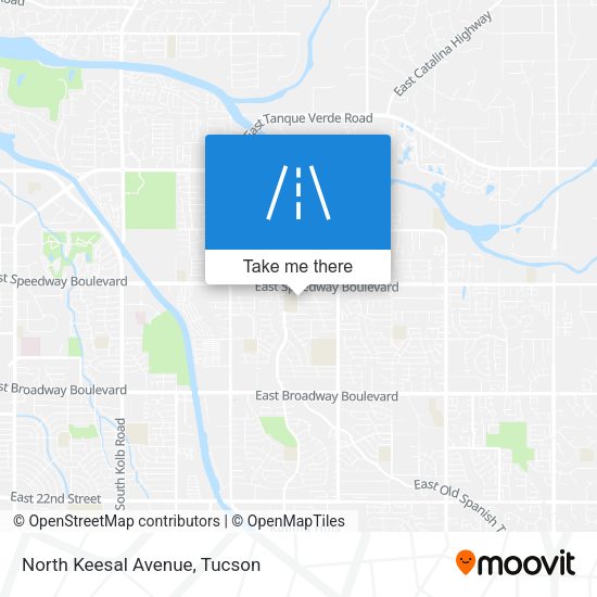 North Keesal Avenue map