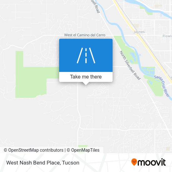 West Nash Bend Place map