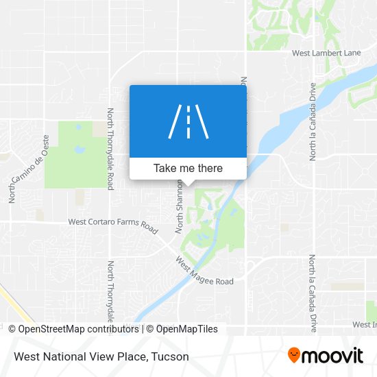 West National View Place map