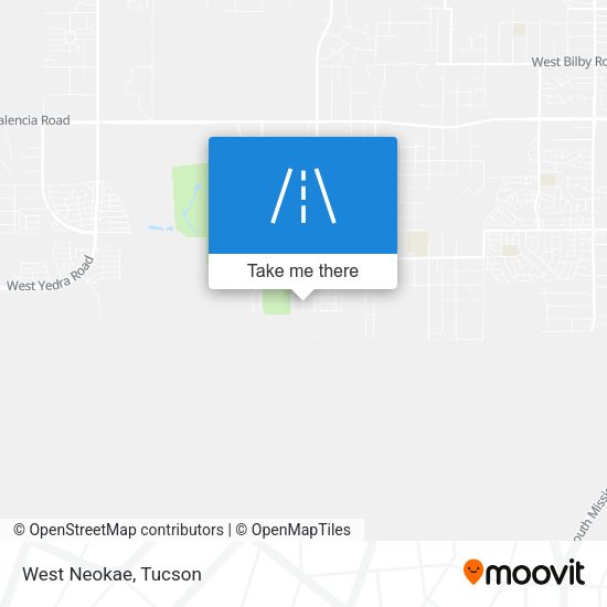 West Neokae map