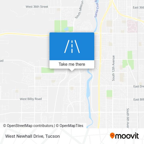 Mapa de West Newhall Drive