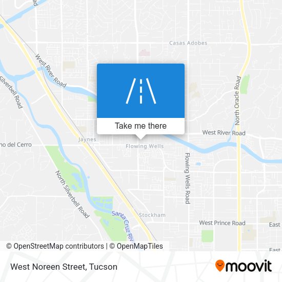 West Noreen Street map