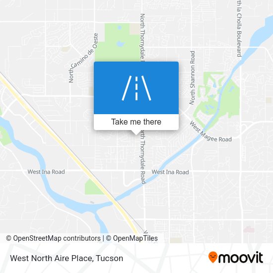 West North Aire Place map