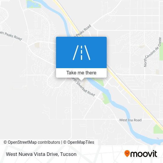 West Nueva Vista Drive map