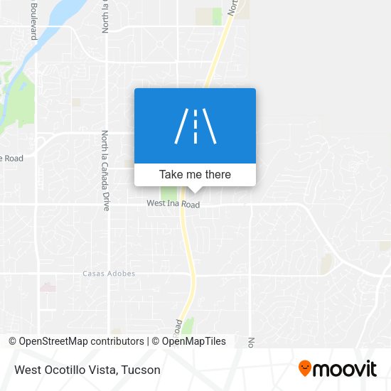 West Ocotillo Vista map