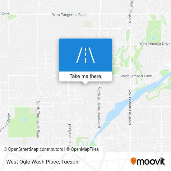 Mapa de West Ogle Wash Place