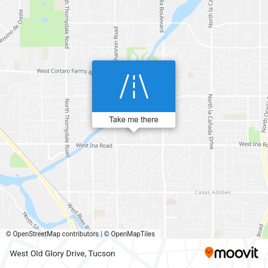 West Old Glory Drive map