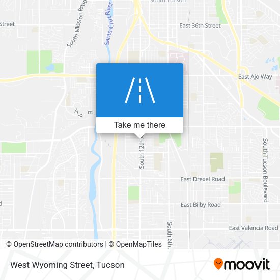 West Wyoming Street map