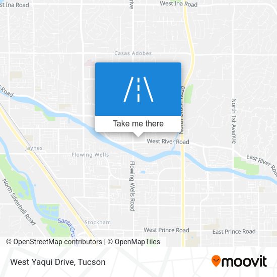 Mapa de West Yaqui Drive