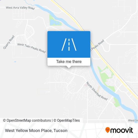 West Yellow Moon Place map