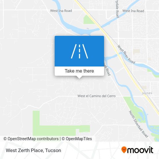 Mapa de West Zerth Place