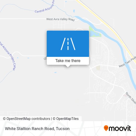 Mapa de White Stallion Ranch Road