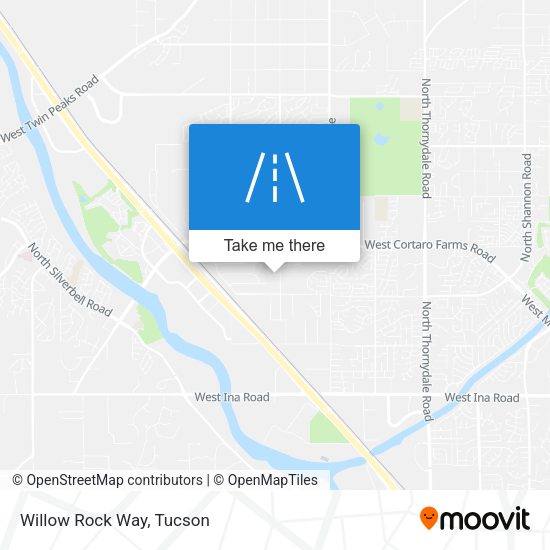 Willow Rock Way map