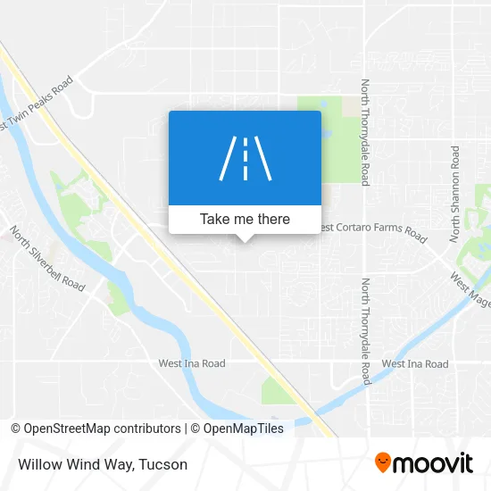 Willow Wind Way map