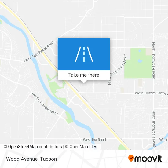 Wood Avenue map
