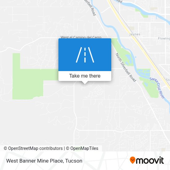 West Banner Mine Place map