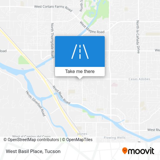 Mapa de West Basil Place