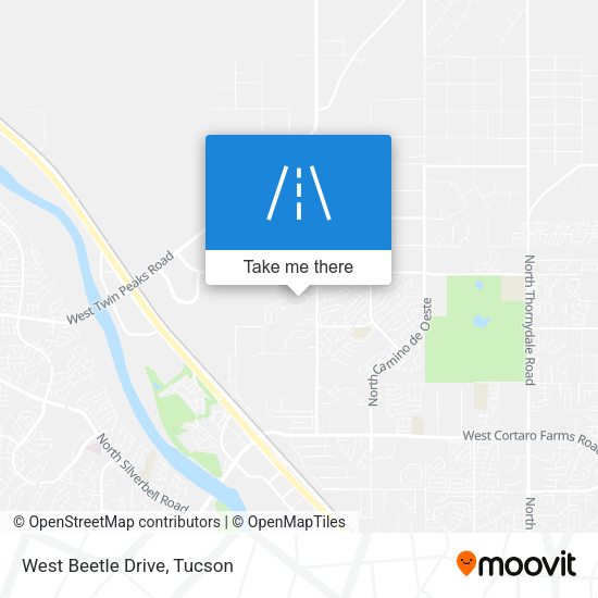 Mapa de West Beetle Drive