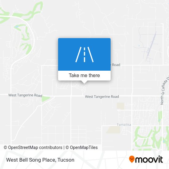 West Bell Song Place map