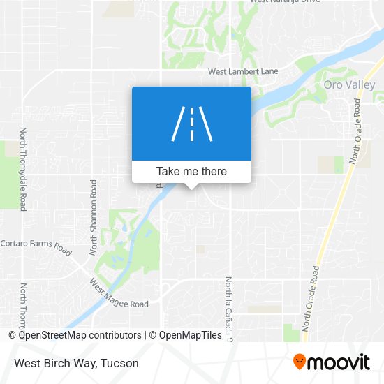Mapa de West Birch Way