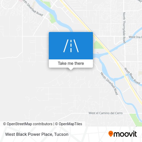 West Black Power Place map