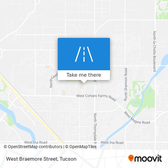 Mapa de West Braemore Street