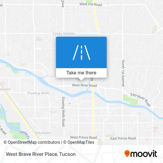 Mapa de West Brave River Place