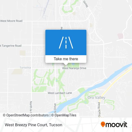 Mapa de West Breezy Pine Court