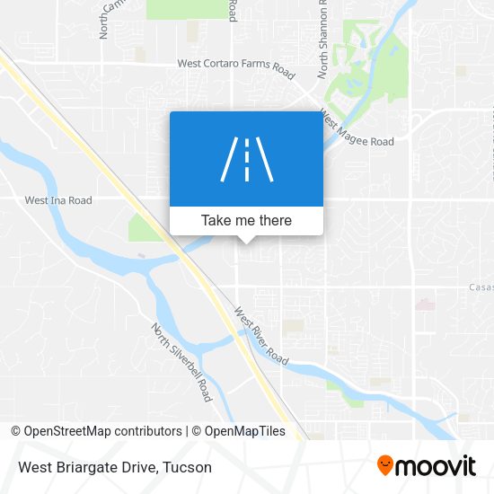 West Briargate Drive map