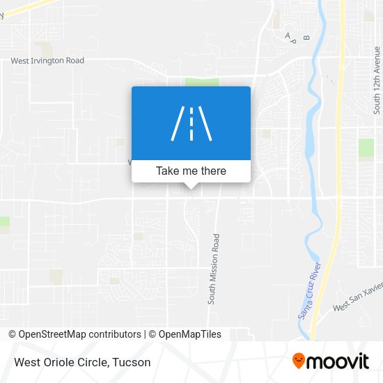 West Oriole Circle map
