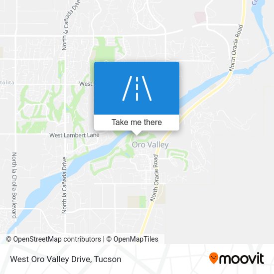 Mapa de West Oro Valley Drive