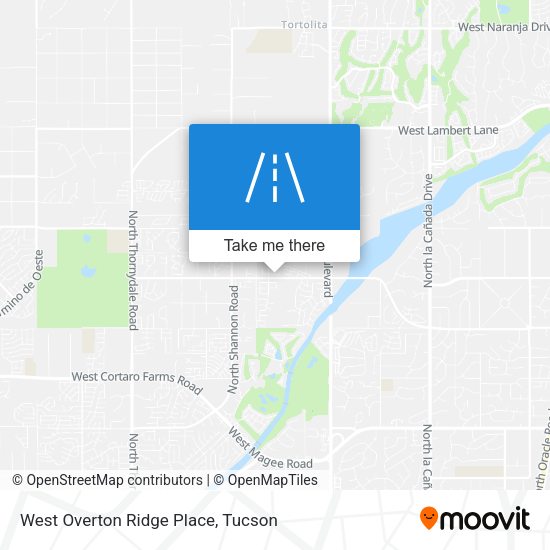 West Overton Ridge Place map