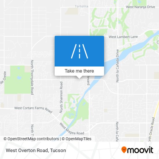 Mapa de West Overton Road