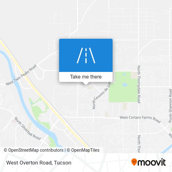 Mapa de West Overton Road