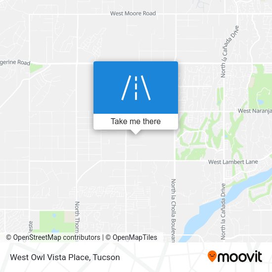 West Owl Vista Place map