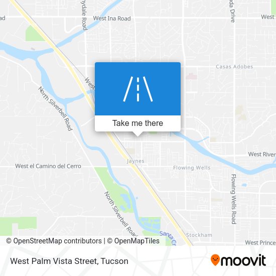 Mapa de West Palm Vista Street