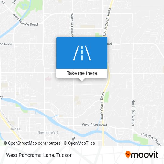 West Panorama Lane map