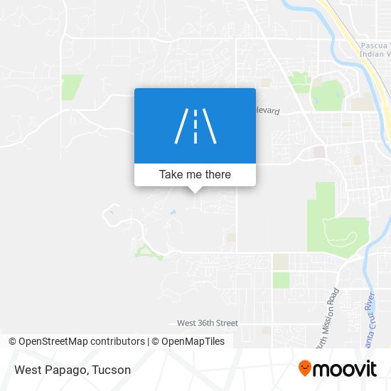 Mapa de West Papago