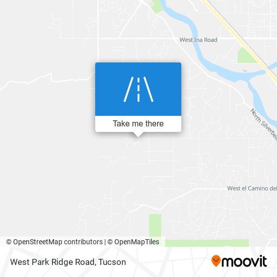 Mapa de West Park Ridge Road