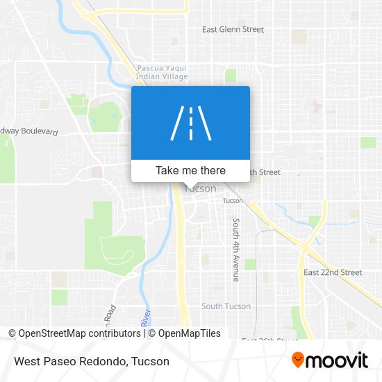 Mapa de West Paseo Redondo