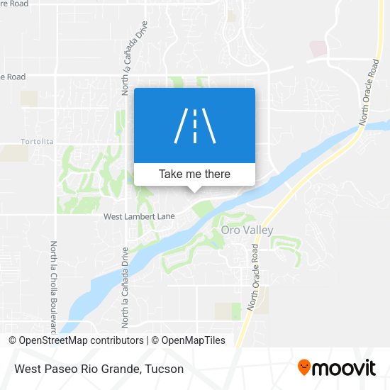 West Paseo Rio Grande map