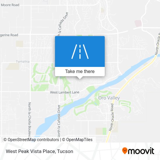 West Peak Vista Place map